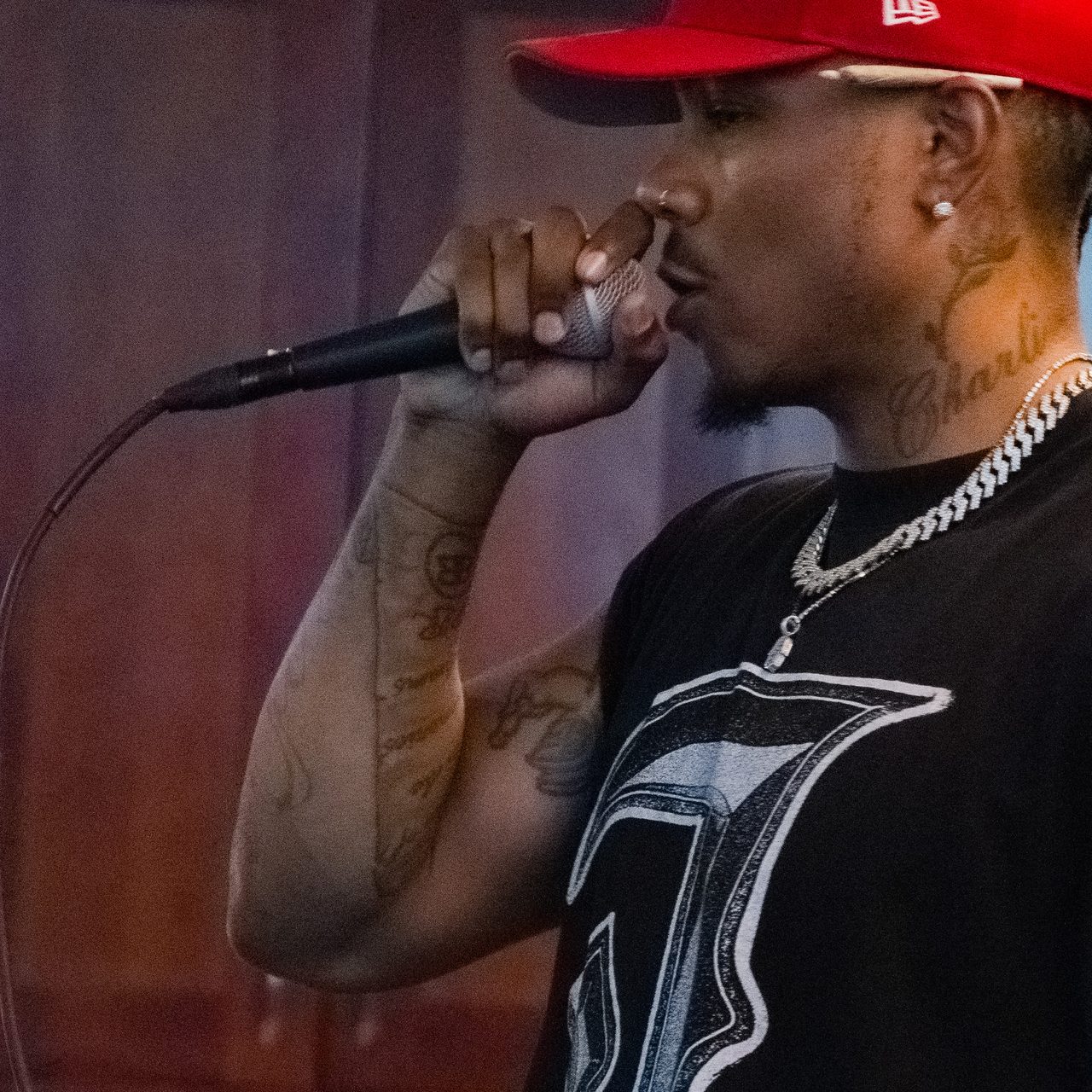 J-Keeth performing live — solo shot