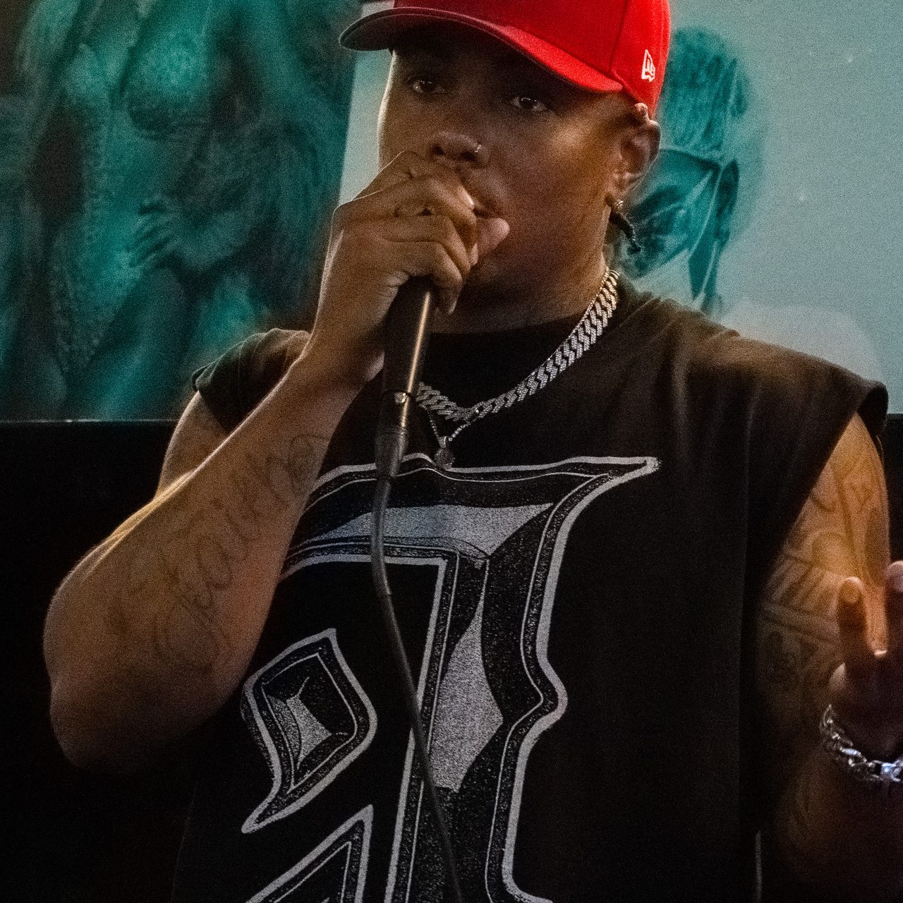 J-Keeth on stage — solo performance shot
