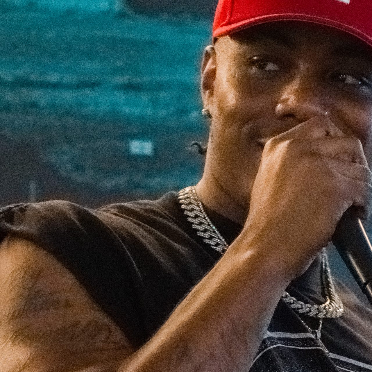 J-Keeth performing — solo stage shot