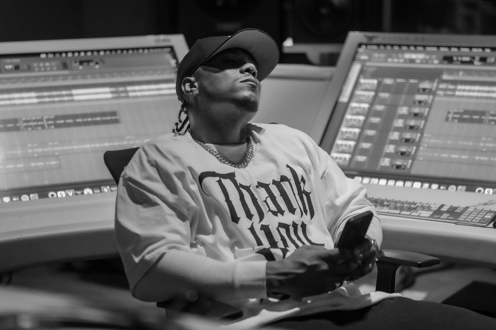 J-Keeth in the studio, January 2025 — Invite Only session